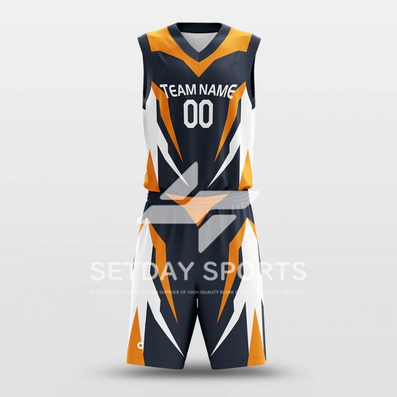 Customized Kid's Sublimated Basketball Jersey Set