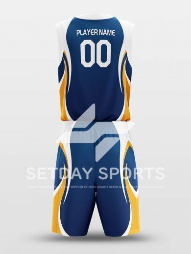 Customized Kid's Sublimated Basketball Jersey Set