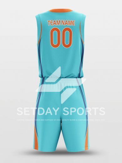 Customized Kid's Sublimated Basketball Jersey Set