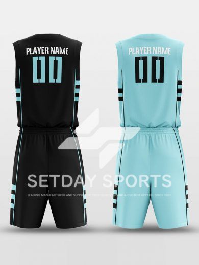 Customized Kid's Sublimated Basketball Jersey Set