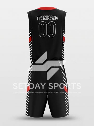 Customized Kid's Sublimated Basketball Jersey Set
