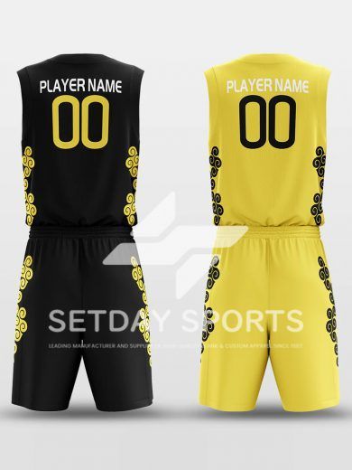 Customized Kid's Sublimated Basketball Jersey Set