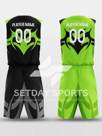 Customized Kid's Sublimated Basketball Jersey Set