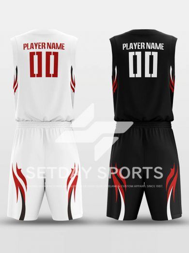 Customized Kid's Sublimated Basketball Jersey Set