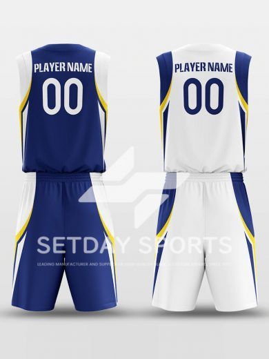 Customized Kid's Sublimated Basketball Jersey Set