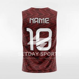 Customized Men's Sublimated Sleeveless Soccer Jersey