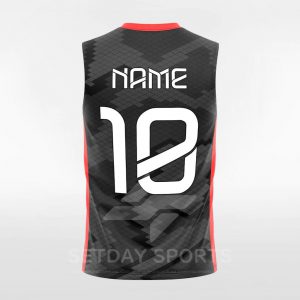 Customized Men's Sublimated Sleeveless Soccer Jersey