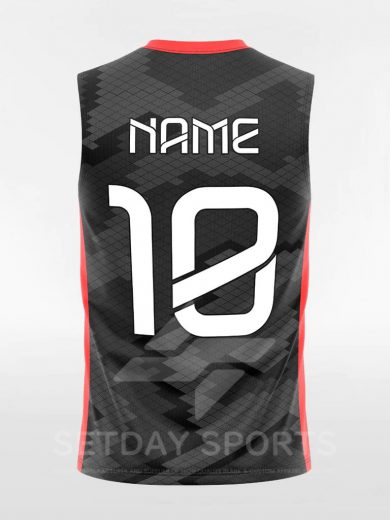 Customized Men's Sublimated Sleeveless Soccer Jersey
