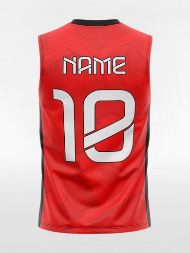 Customized Men's Sublimated Sleeveless Soccer Jersey