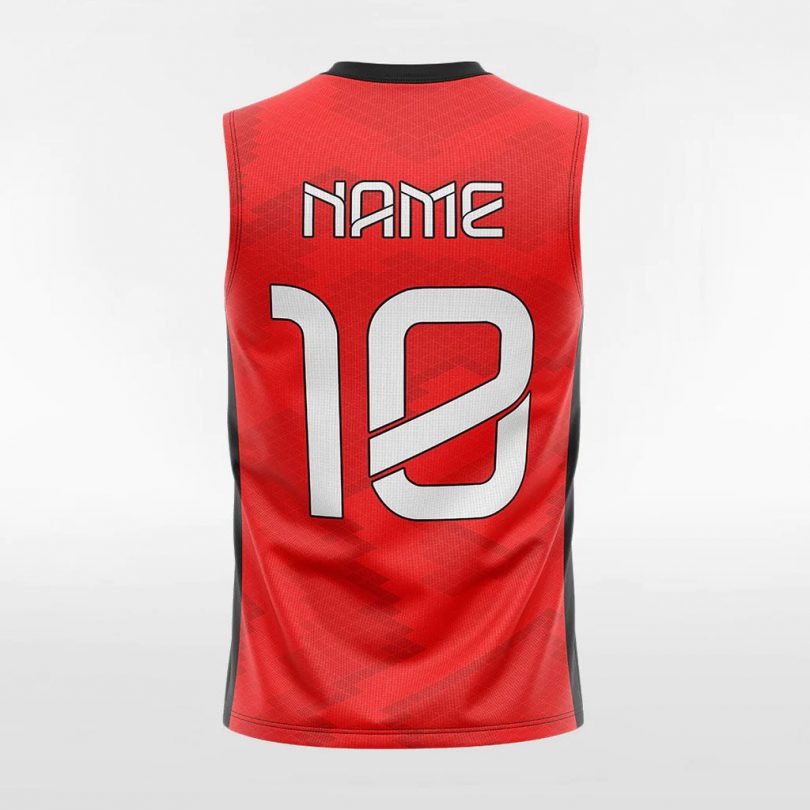 Customized Men's Sublimated Sleeveless Soccer Jersey