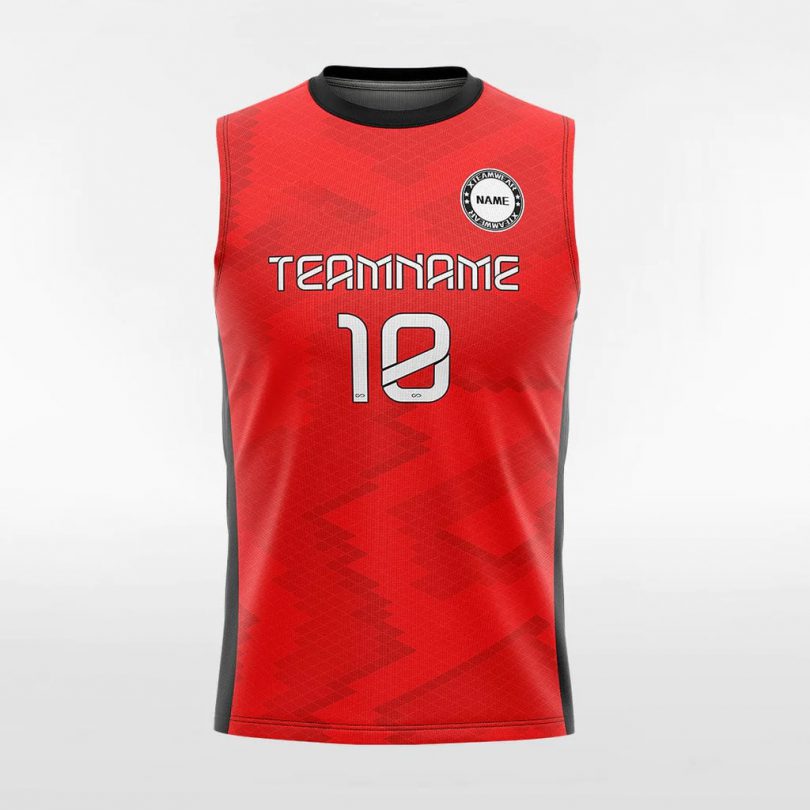 Customized Men's Sublimated Sleeveless Soccer Jersey