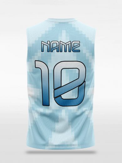 Customized Men's Sublimated Sleeveless Soccer Jersey