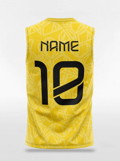 Customized Men's Sublimated Sleeveless Soccer Jersey
