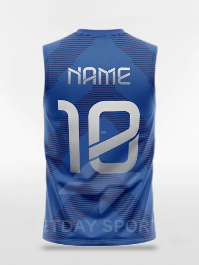 Customized Men's Sublimated Sleeveless Soccer Jersey