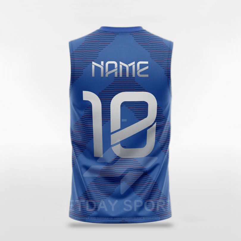 Customized Men's Sublimated Sleeveless Soccer Jersey