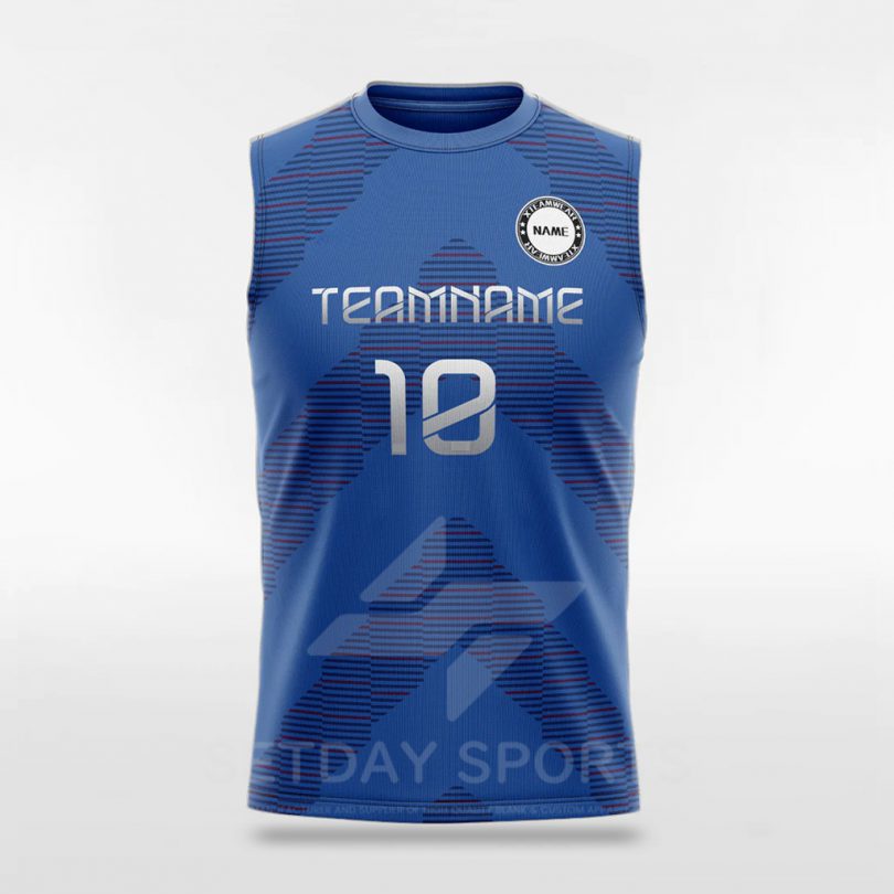 Customized Men's Sublimated Sleeveless Soccer Jersey