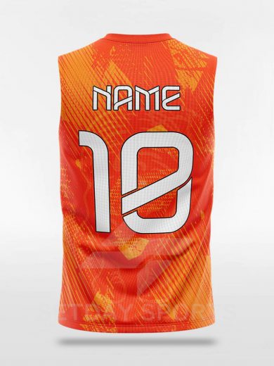 Customized Men's Sublimated Sleeveless Soccer Jersey
