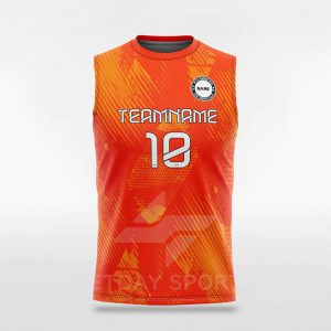 Customized Men's Sublimated Sleeveless Soccer Jersey