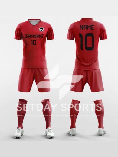 Custom Soccer Jerseys Kit Sublimated