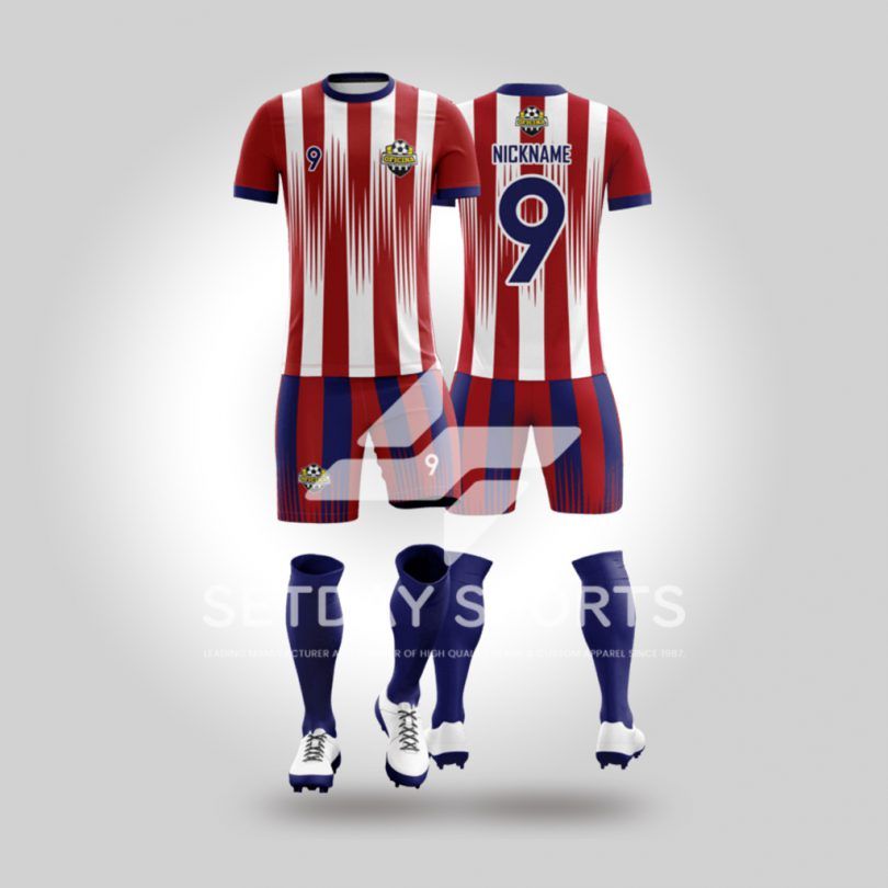 Custom Sublimated Soccer Jerseys Kit