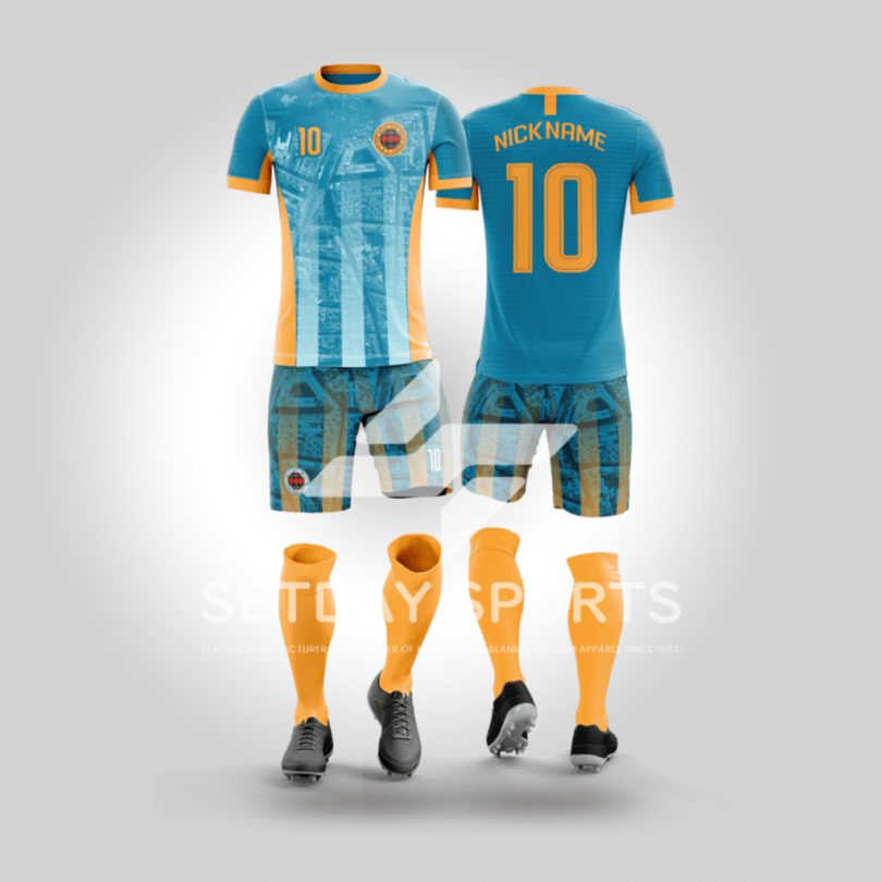 Custom Sublimated Soccer Jerseys Kit