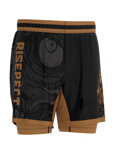 Men Wholesale Blank Grappling Fight Mma Mens 2 In 1 Gym Training Shorts