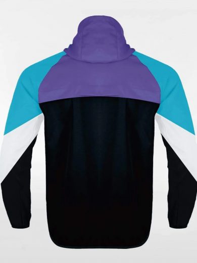 Customized Men's Sublimated Full-Zip Waterproof Windbreaker Jackets