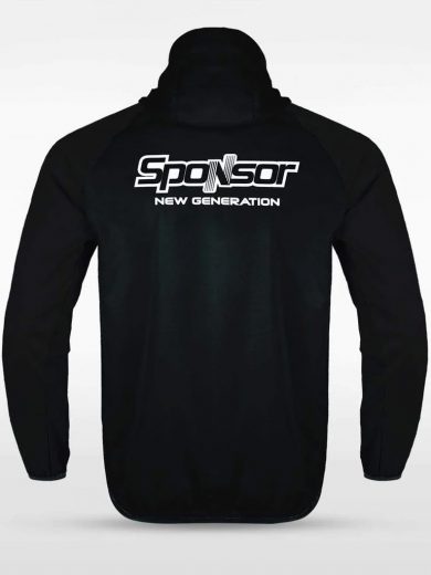 Customized Men's Sublimated Full-Zip Waterproof Windbreaker Jackets