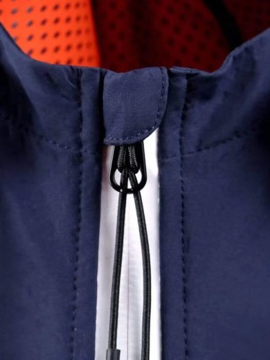 Customized Men's Sublimated Full-Zip Waterproof Windbreaker Jackets