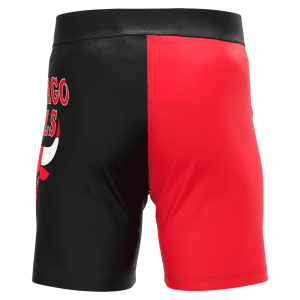 BULLS FANS 4 WAY STRETCHY FIGHT MMA BOARD SHORTS