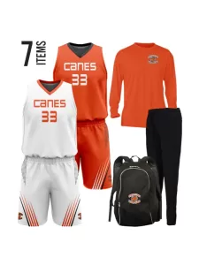 Basketball Package-Forward (Home & Away, Long Sleeve Warm Up Set & Bag)