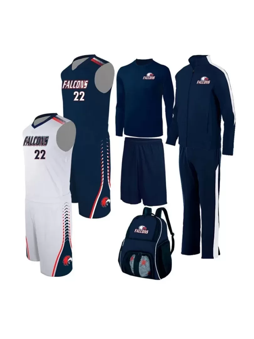 Boost Package-Fadeaway( Fadeaway Sublimated Sets, Long sleeve Warm Up, Practice Shorts, Warm-up Set & Bag)