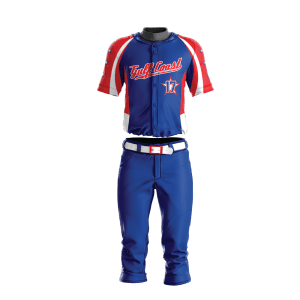 softball uniforms blue