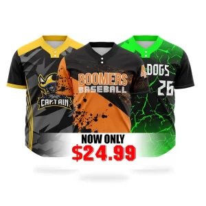 2 button sublimated jersey