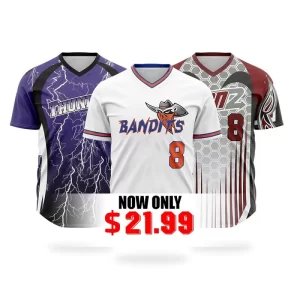 V-neck sublimated jersey