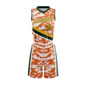 Custom Female sublimated basketball uniform