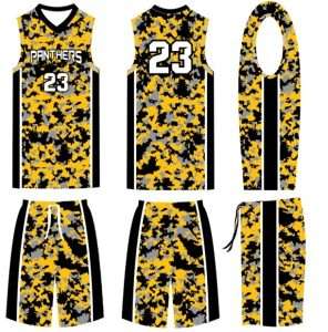 Female sublimated basketball uniform-20