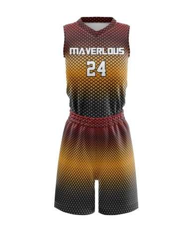 Female sublimated basketball uniform-25