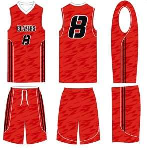 Female sublimated basketball uniform-27