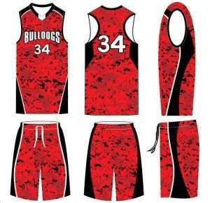 Female sublimated basketball uniform-27