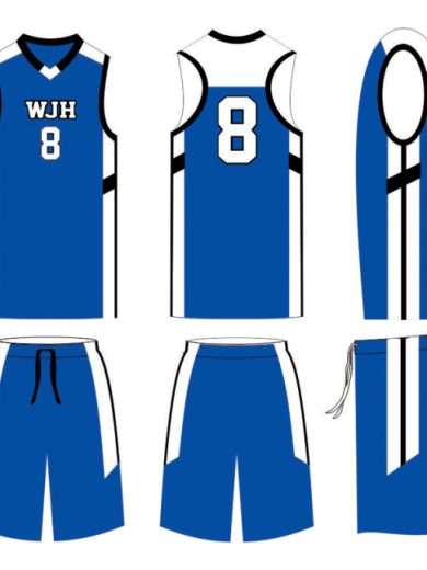 Wjh Female basketball uniform