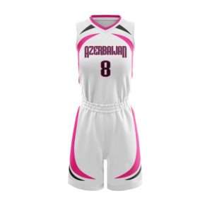 female tackle twill basketball uniform