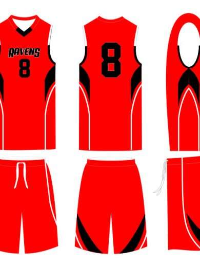 Ravens Female basketball uniform