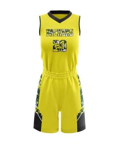 Packers female tackle twill basketball uniform