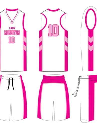 Momentum ladies basketball uniforms