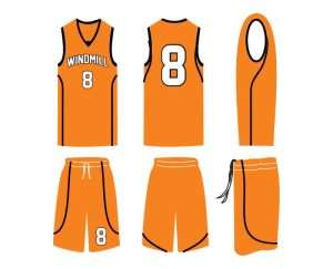 Windmill Female basketball uniform