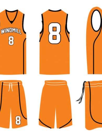 Windmill Female basketball uniform