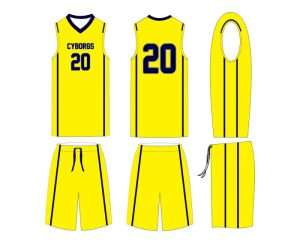 Cyborgs Female basketball uniform