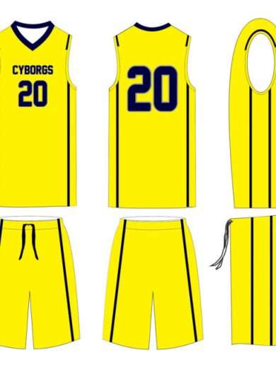 Cyborgs Female basketball uniform