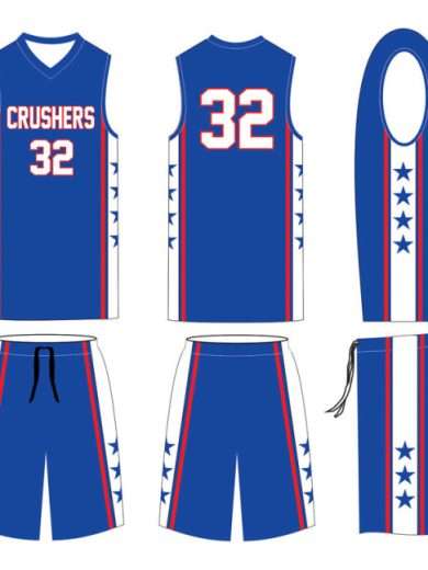 Crushers Female basketball uniform